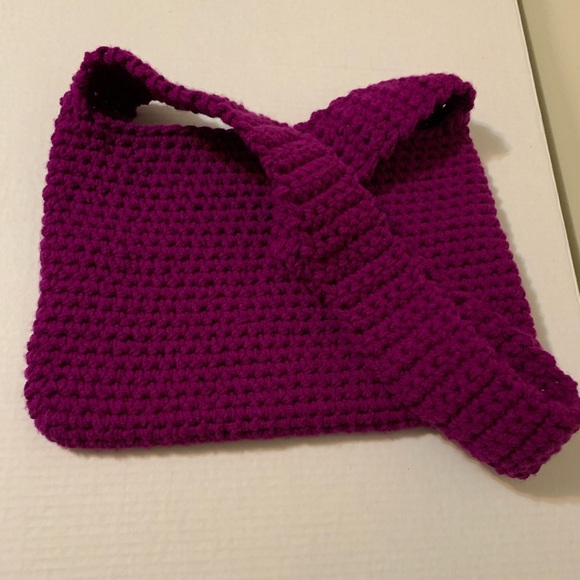 Crossbody Bag Handmade Crochet - Picture 7 of 16